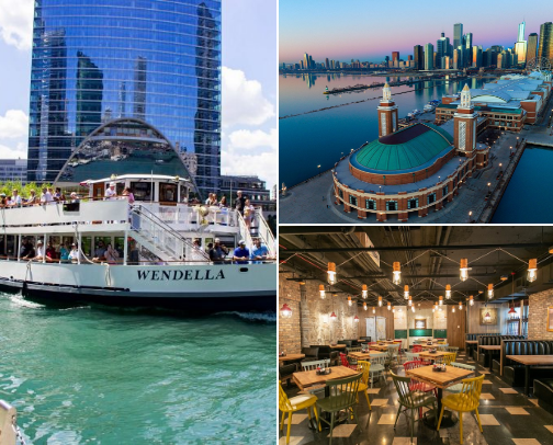 Chicago - that tottling town! cover photo collage