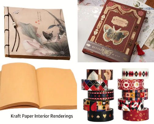 Scrapbooking/Stationery/office items I would buy if I had the money and the space for it cover photo collage