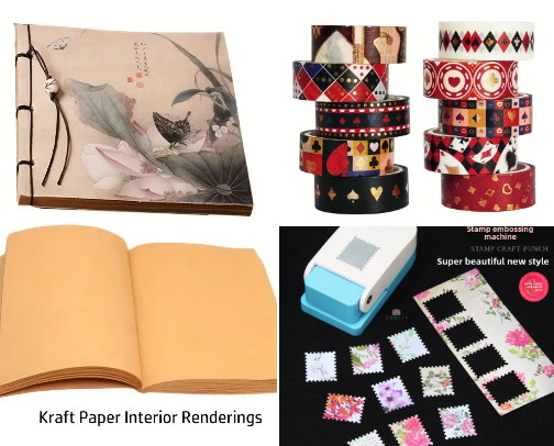 Scrapbooking/Stationery/office items I would buy if I had the money and the space for it cover photo collage