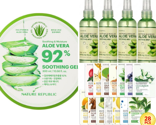 Skin care for dry skin cover photo collage