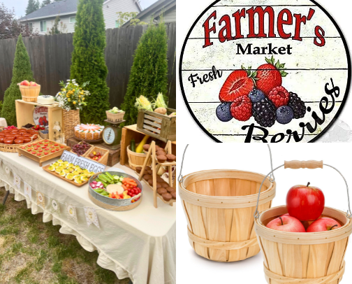 Farmer's Market Party cover photo collage