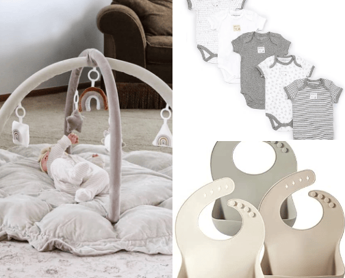 Baby items cover photo collage