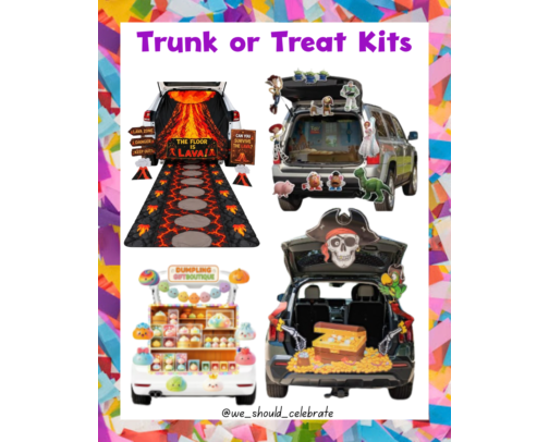 Trunk or Treat Kits cover photo collage