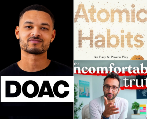 Podcasts, Books & Videos That Shift My Mindset cover photo collage