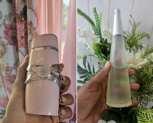 Perfumes▪︎body mist▪︎ fragrances cover photo collage