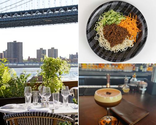 My favorite food spots in NYC ✨ cover photo collage