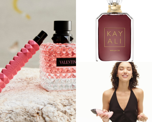 perfume/cologne cover photo collage