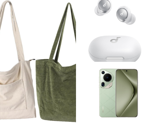 clean girl bag essentials. 🤍✨ cover photo collage