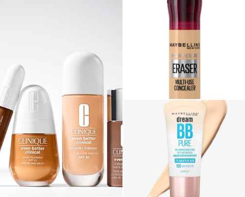 Makeup that doubles down as skincare cover photo collage