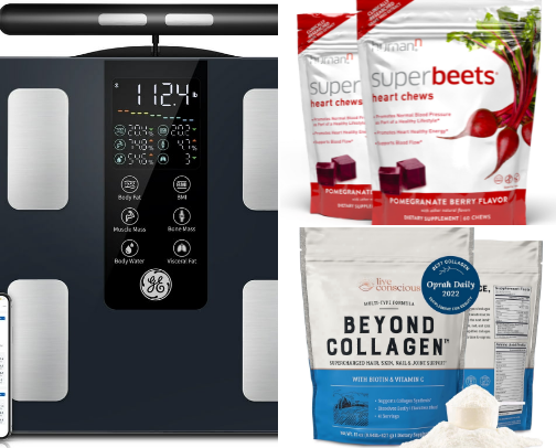 Vitamins supplements and health cover photo collage