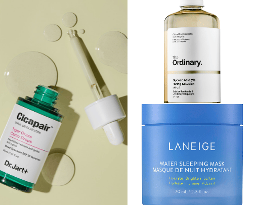 Skincare for all skin types cover photo collage