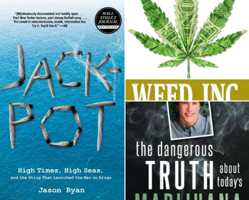 Books about the Marijuana Industry cover photo collage