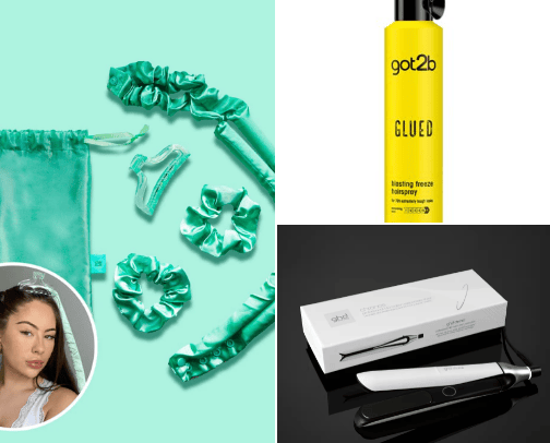 My go-to haircare products and tools! cover photo collage