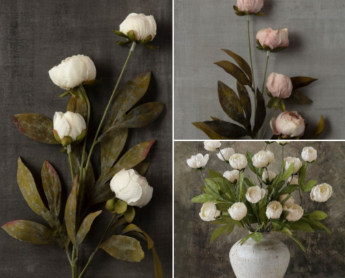 Faux florals cover photo collage