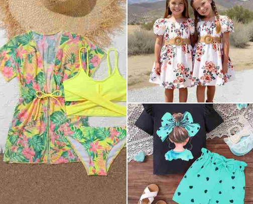 Kids Clothing cover photo collage