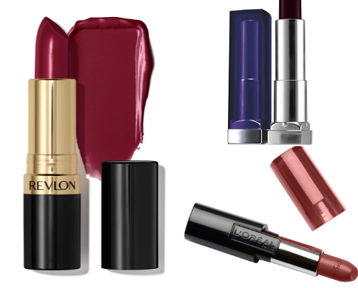Drugstore Lipsticks I'm Wearing For Fall cover photo collage