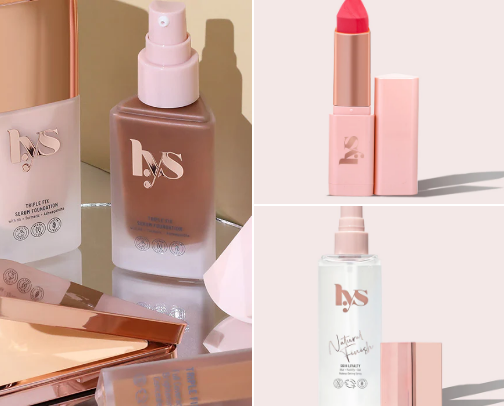 Clean beauty cover photo collage