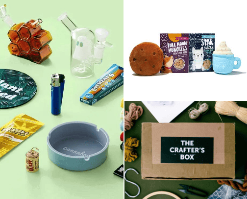 Fun and Unique Subscription Boxes for 🎄Gifts cover photo collage