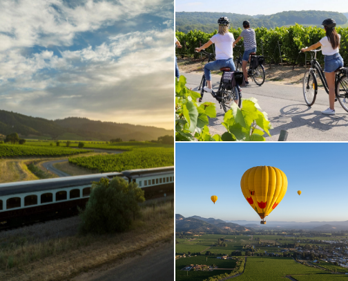 Napa Valley Guide for Wine, Self-Care & Scenery cover photo collage