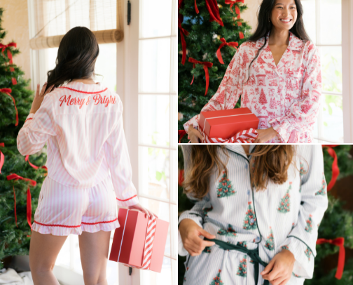 Chic Christmas Pajamas for Women Who Love the Holidays cover photo collage