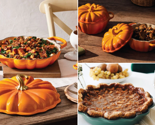 Le Creuset Fall 2025 cover photo collage