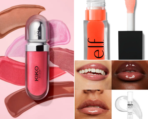 ✨ 12 Viral Lip Glosses Under $10 You Need to Try ✨ cover photo collage