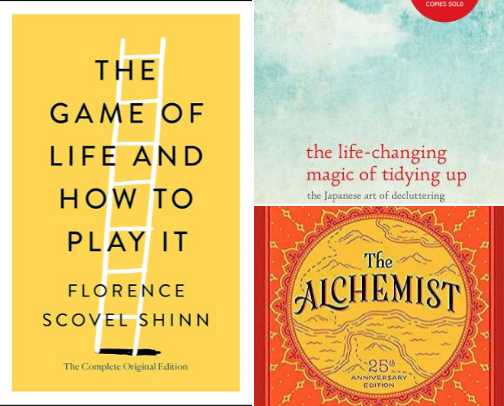 Books that helped my sanity cover photo collage