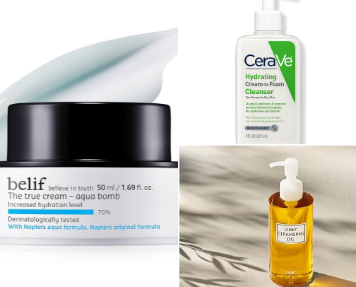 Skincare for Combination Skin 🫧🧴 cover photo collage