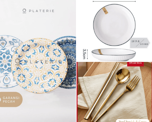 Pretty Tableware cover photo collage