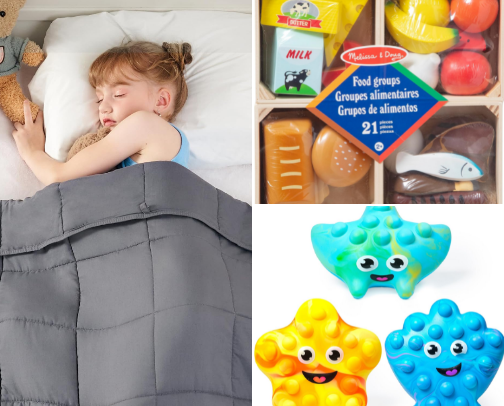 Our Sensory Faves cover photo collage