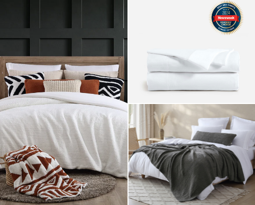 The MOST Cooling & Snuggly Bedding cover photo collage