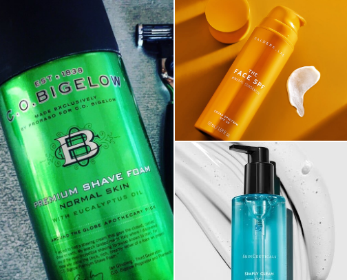 Skincare Routine for Men cover photo collage