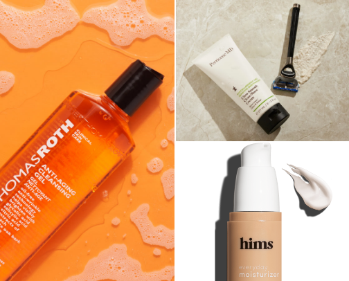 Skincare for Men cover photo collage