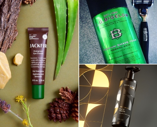 Skincare for Men cover photo collage