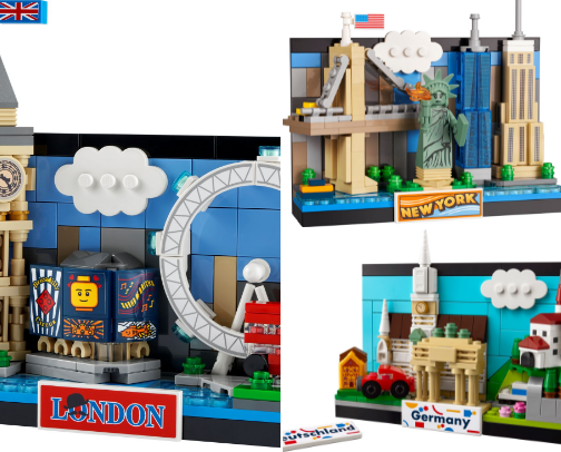 LEGO Travel Builds – Cities & Countries cover photo collage