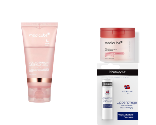 My holy grails for glass skin cover photo collage