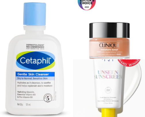 New mom's skincare routine must haves cover photo collage