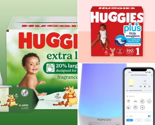 Baby products cover photo collage