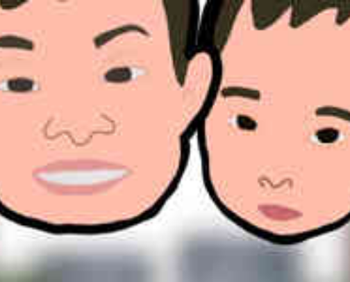 Sticker cover photo collage