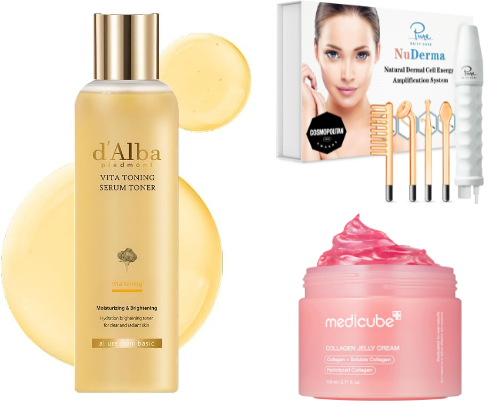 Let's Glow Up besties. cover photo collage