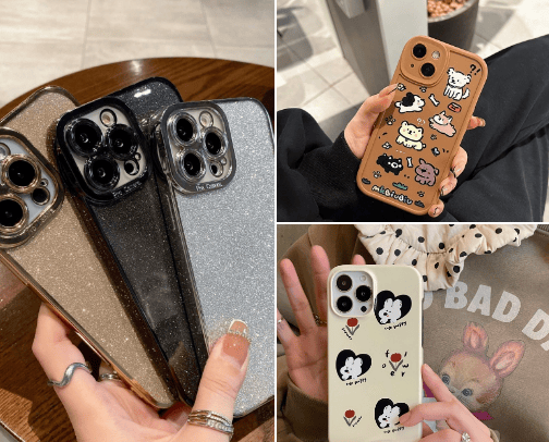 the most beautiful phone cases📱 cover photo collage