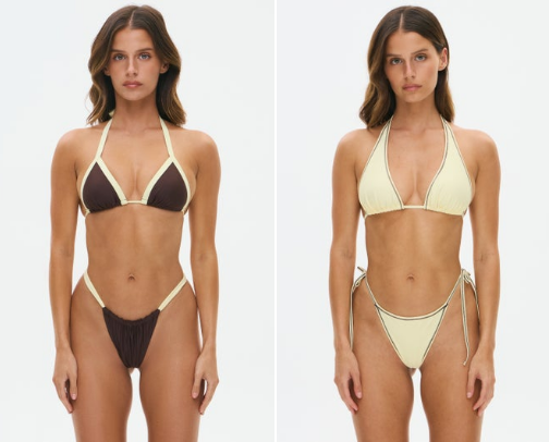 cute spring break bikinis!!! cover photo collage