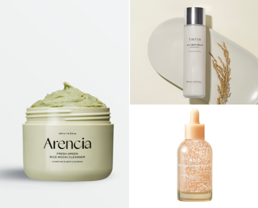 Korean skincare for acne prone skin🧴 cover photo collage