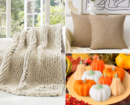 Cozy Finds Only:Fall Home Finds Everyone's Adding to Their Cart cover photo collage