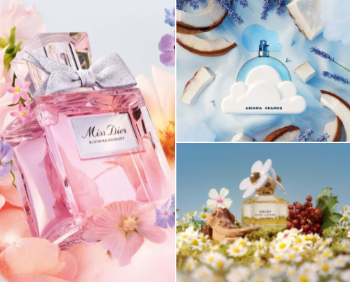 goddess fragrances cover photo collage