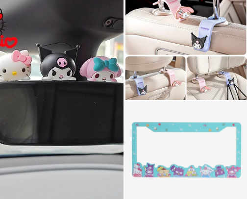 Create The Perfect Sanrio Lover Car cover photo collage
