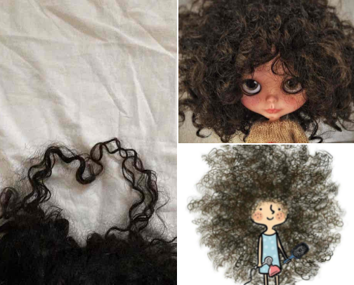 Curly Chronicles cover photo collage