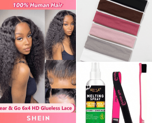 My Hair & Accessories cover photo collage