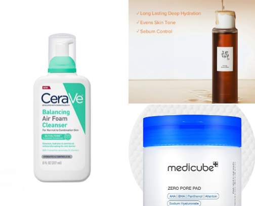 My April Skincare cover photo collage