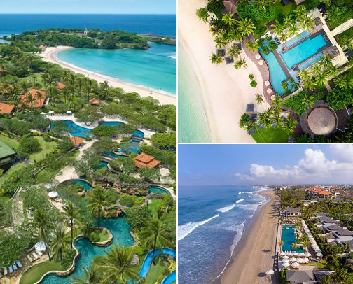 Best Beachfront Hotels in Bali, Indonesia cover photo collage